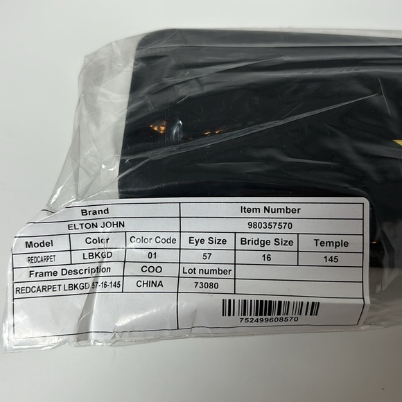 NWT Elton John Red Carpet Sunglasses - Picture 8 of 10